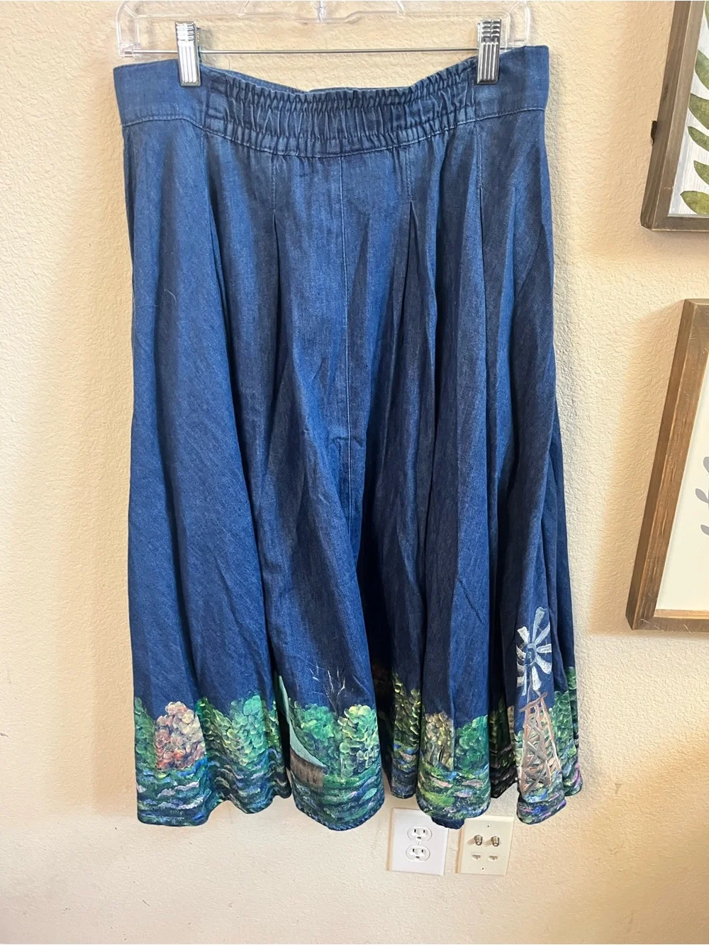 Stunning Rare Vintage Wearable Art Skirt - Size L